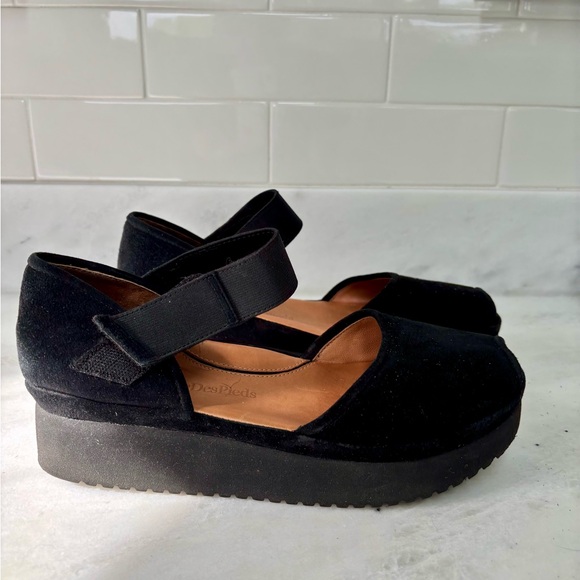 L’Amour des Pieds suede platforms - Picture 2 of 9